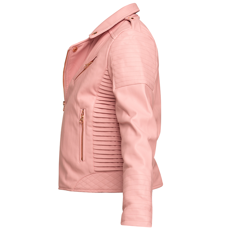 The New Bikers Pink Club Jacket